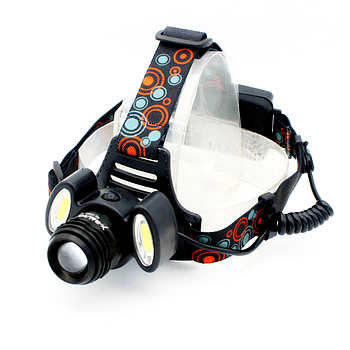 Акумуляторний ліхтар налобний BL 862 / Ліхтарик з кріпленням на голову / Ліхтар на голову / Ліхтарик на лоб