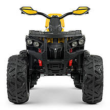 Дитячий електромобіль квадроцикл M 4795EBLR-6 45W музика TF/MP3/USB Жовтий, фото 4
