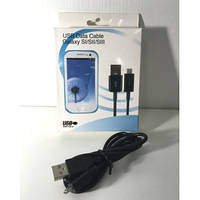 Кабель USB2.0, USB A to Micro USB B, 1.0 м