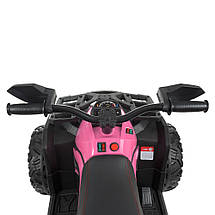 Дитячий електромобіль квадроцикл M 4795EBLR-8 45W музика TF/MP3/USB Рожевий, фото 3