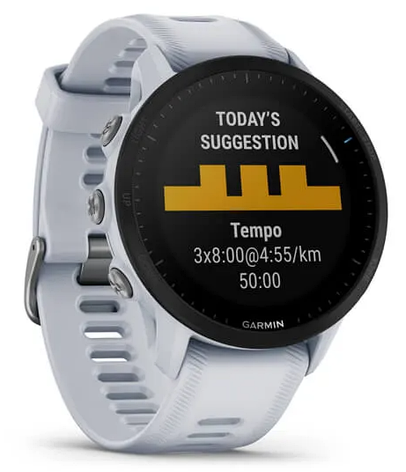 Смарт-годинник Garmin Forerunner 955 White, фото 1