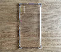 Sony Xperia XZ чехол (бампер, накладка) силиконовый, прозрачный