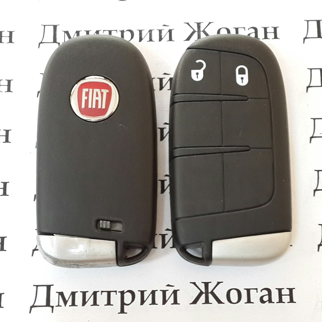 Смарт ключ Fiat (Фиат) 2 кнопки, чип 7946, 433 MHz - фото 1 - id-p80209951