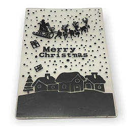 Папка для тиснення "MERRY CHRISTMAS"