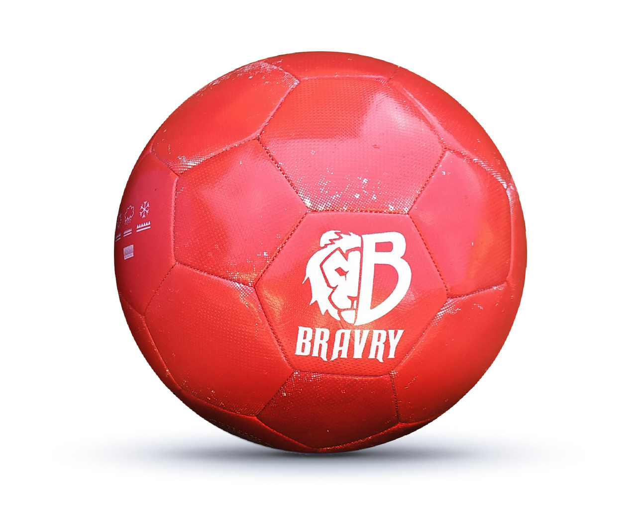 М'яч футбольний Bravry Galaxy — Розмір 5 (Red)