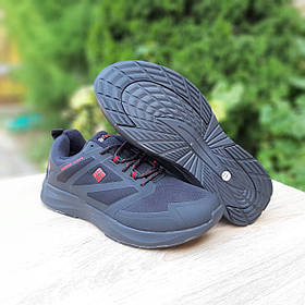 Термо кросівки чоловічі чорні з червоним Merrell Outdoor Leisure. Чоловіче термовзуття чорне Мерелл Аутдор