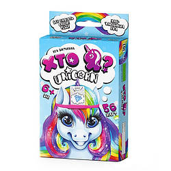 Настільна гра "Хто Я? Unicorn" Danko Toys HIM-05-01U укр, World-of-Toys