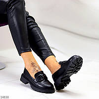Женские туфли на широком каблуке, черные женские удобные повседневные туфли на низком ходу