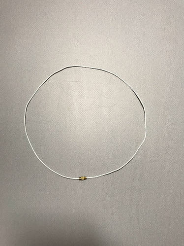 Купити Шнурок для хрестика 46 см білий на закрутці, ціна 20 грн - Prom ...