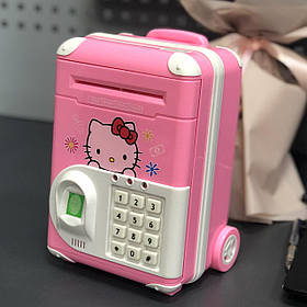Сейф дитячий "Валіза Hello Kitty", Сейф-копилка "Чемодан Хеллоу Китти"