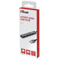 Концентратор Trust Halyx Aluminium 4-Port Mini USB Hub (23786_TRUST), фото 6