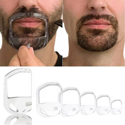 Набір форм для бороди, симетрична, шейпінг, шаблон для гоління