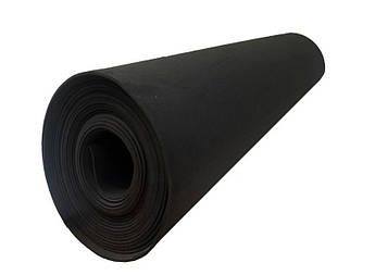 EVA 75кг/м3 рулон 2 мм Чорний