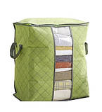 Органайзер для зберігання речей та постільної білизни з ручками для одягу, фото 2