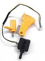 Кнопка клавіша увімкнення в зборі для акумуляторної пили Procraft PKA-40LI Rupez RCS-40Li