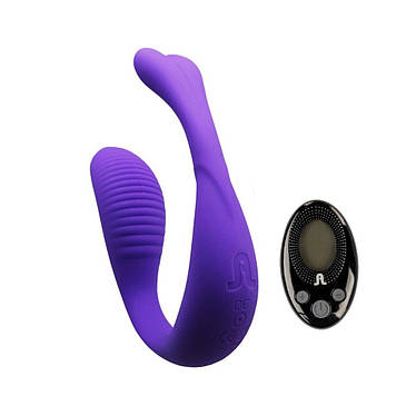 Вібратор для пар Adrien Lastic Mini Romeo II з пультом LRS і двома моторчиками, фото 2