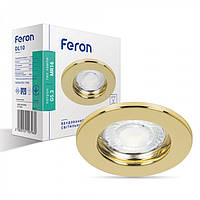 Светильник точечный Feron DL10 золото