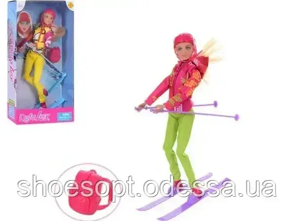 Лялька Defa лижниця, фото 1