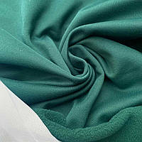 Ткань Трикотаж Дайвинг на флисе (начес) Зеленый