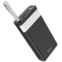 УМБ портативное зарядное Power Bank HOCO J73 30000mAh 2USB, Type-C, Lightning, 2A, черное