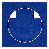 Сумка Шоппер з бавовни Avoska стильна зручна для лого та принту з кольорової саржі (35х41х7 см) синій волошка, фото 2