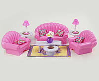 Мебель для кукол Барби Gloria 22004 диван и кресло