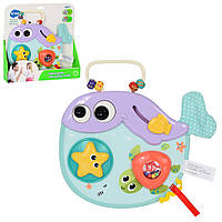 Дитяча игра "Кит" E268, тріскачка, шарудіння, рухомі деталі