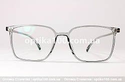 Квадратні окуляри для зору з легкого пластику TR-90. Корейські лінзи з антивідблиском