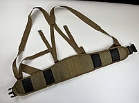РПС тактичний пояс із підтяжками та системою кріплень Molle Belt5 Straps койот, фото 5