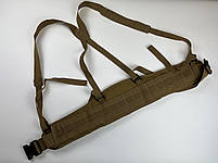 РПС тактичний пояс із підтяжками та системою кріплень Molle Belt5 Straps койот, фото 4