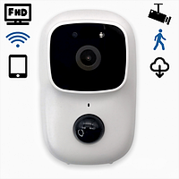 Беспроводная Камера видеонаблюдения Smart wifi приложение Tuya работает от 2x18650