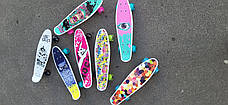 Пеніборд (Penny board), скейт, скейтборд зі світними колесами, фото 3
