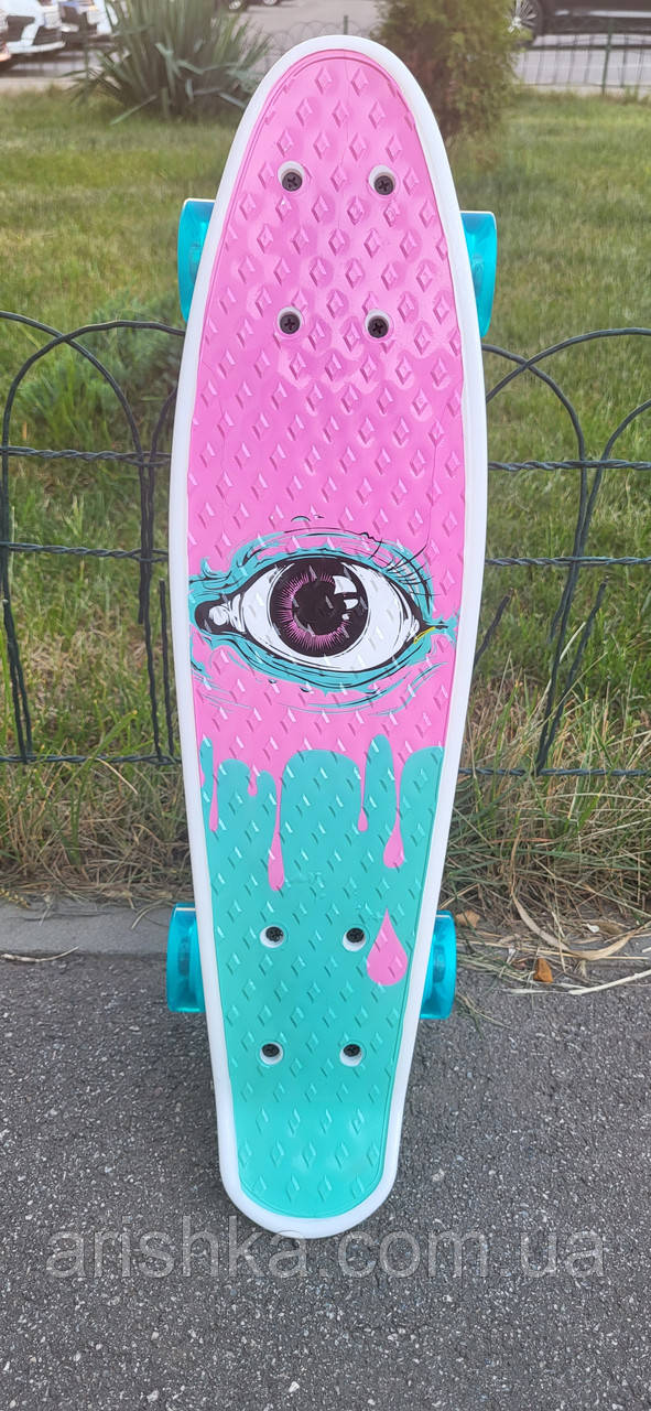 Пеніборд (Penny board), скейт, скейтборд зі світними колесами