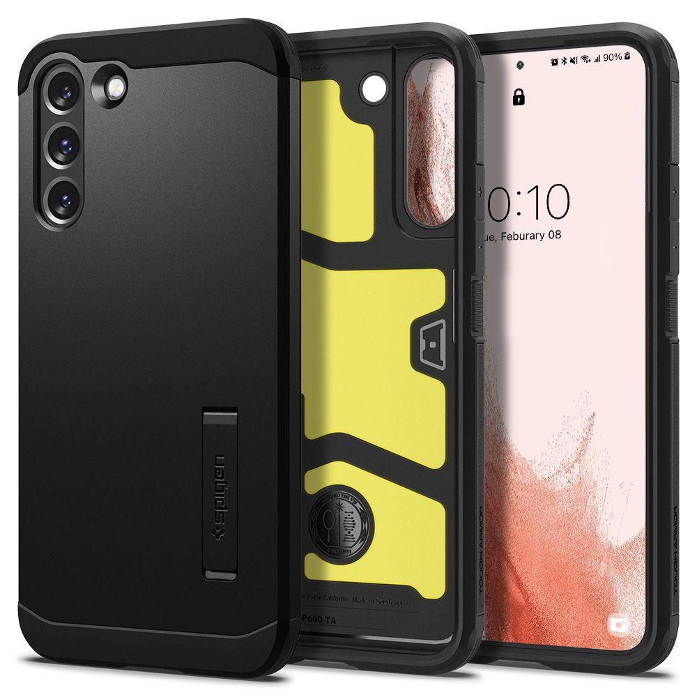 Чохол Spigen для Samsung Galaxy S22 — Tough Armor, Black (ACS03991)