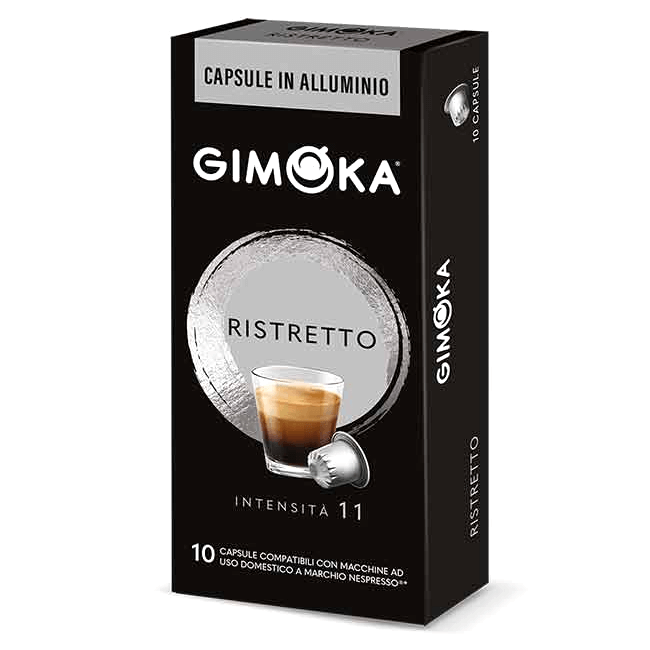 Gimoka by Nespresso In Alluminio Ristretto (10 капсул)