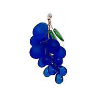 Хрустальная подвеска гроздь винограда синего цвета для люстры или бра Еlite Bohemia деталь