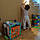 Розвиваюча іграшка Бізікуб з доступом усередину куба (місце для іграшок) Бізіборд super maxi, фото 6
