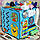 Розвиваюча іграшка Бізікуб Super maxi зі світлом, бізіборд для дитини, фото 2