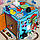 Розвиваюча іграшка Бізікуб Super maxi зі світлом, бізіборд для дитини, фото 5