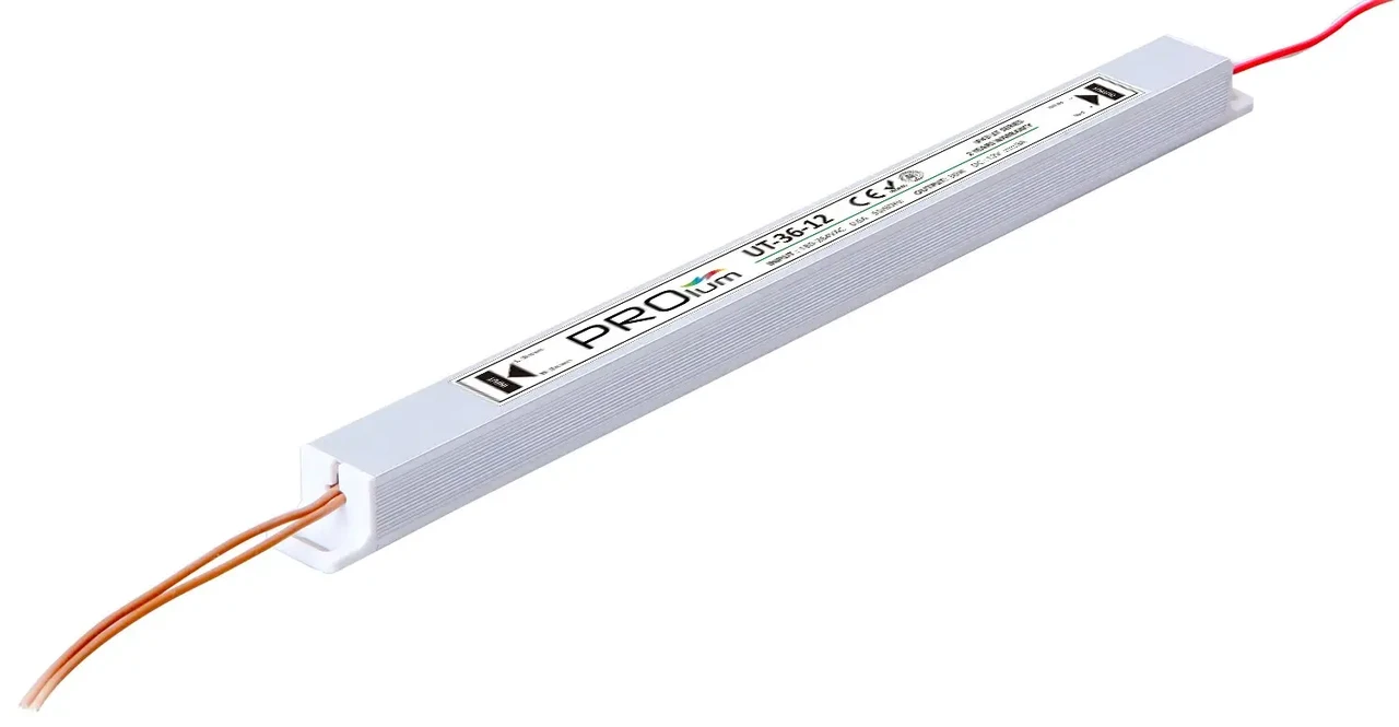 Блок живлення PROLUM Slim 12 вольт 48 Вт захист IP43 ультратонкий Series UT 223030о