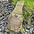 Сумка через плече чоловіча тактична (армейська сумка через плече) койоти, фото 5