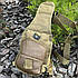 Сумка через плече чоловіча тактична (армейська сумка через плече) койоти, фото 7