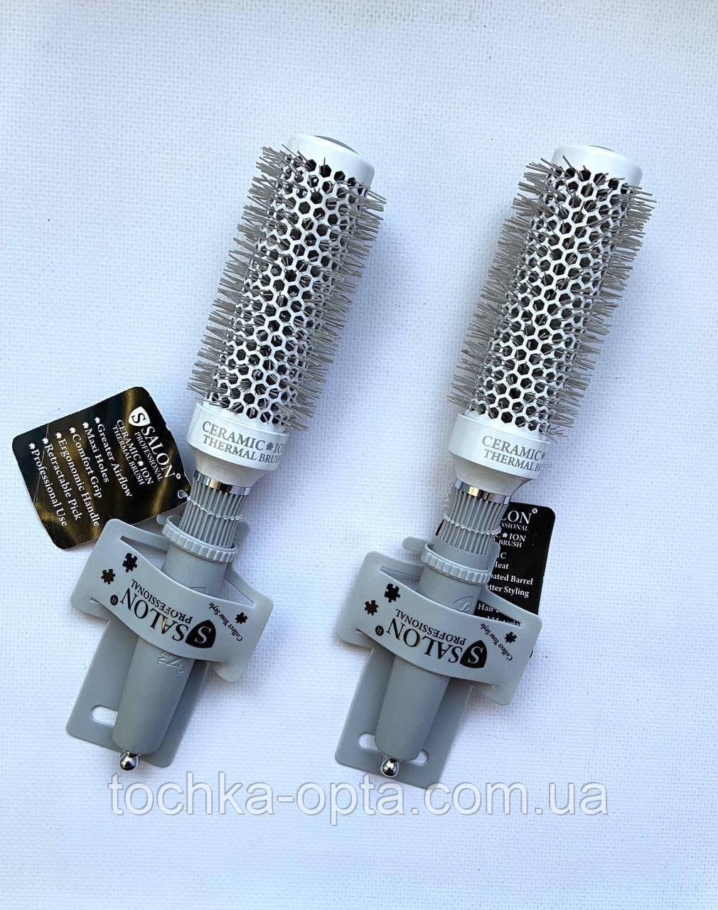 Брашинг для волосся керамічний SALON ion 33