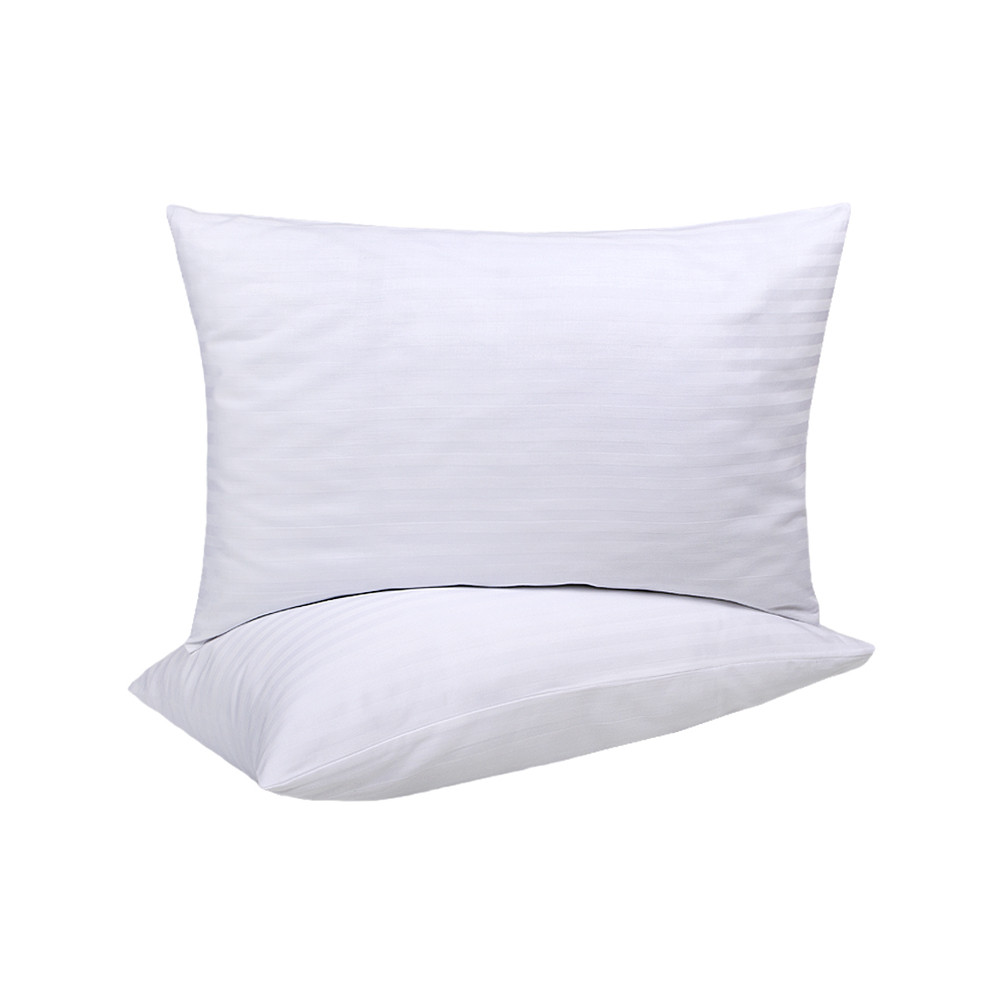 Наволочки Lotus Готель - Сатин Страйп 1*1 білий Туреччина 50*70+5 (2 шт) оптом, фото 1