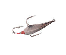 Блешня зимова Крабик ромбоподібний сереб/червсн 1.5 см