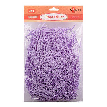 Наполнитель бумажный гофрированный SANTI, цвет сиреневый. 742793 G-Rich