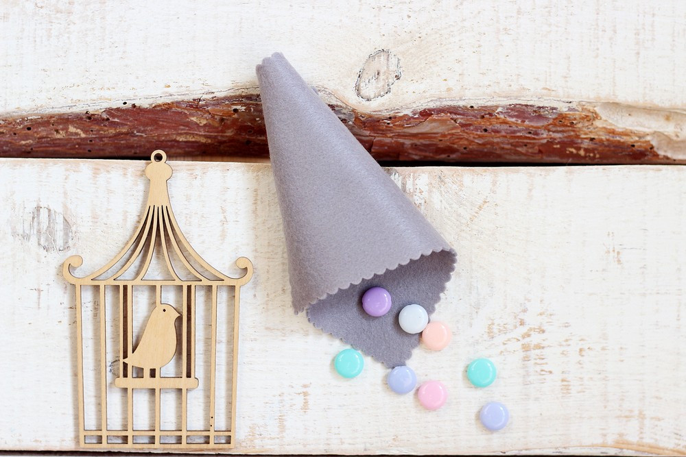 Фетр корейський м'який 1,2 мм для рукоділля і творчості, 40*30см, RN-16, сіро-бежевий, фото 1