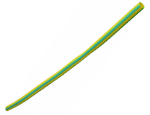 Термоусадкова трубка Ø 5.0/2.5 мм жовто-зелена 1 метр