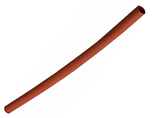 Термоусадкова трубка Ø 5.0/2.5 мм коричнева 1 метр