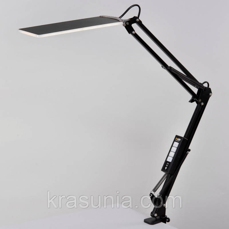 Настільна світлодіодна сенсорна LED лампа з USB та регулюванням світла X-LED-20 SB чорна